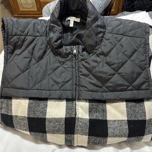 Maurices Black Quilted Vest women’s